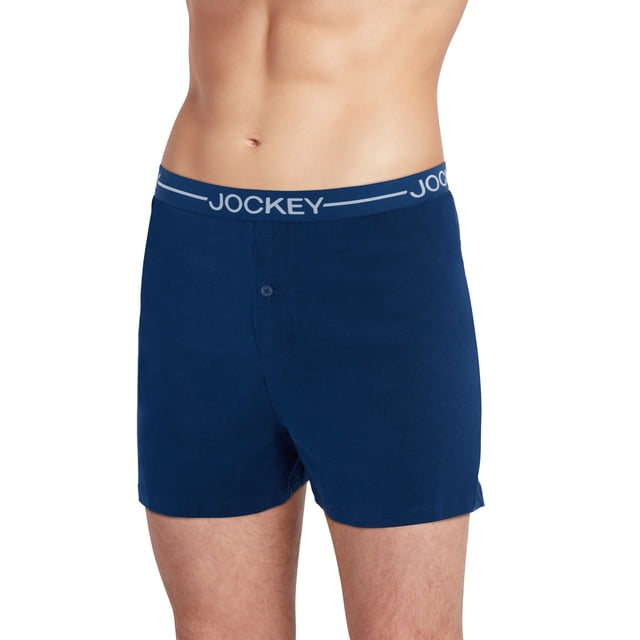Jockey Men's Organic Cotton Stretch 4" Boxer