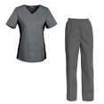 thumbnail image 1 of Women's Scrubs Set Scrub Top and Pants Scrubs Set, 1 of 3