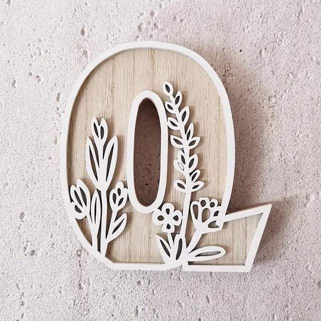 5 Inch Wooden Letters for Wall Decoration – for 's Room Craft Projects Name Signs Weddings and Home