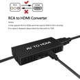 thumbnail image 4 of DIGITNOW RCA to HDMI Converter, Analog Composite to HDMI Adapter, Compatible with PS One, PS2, PS3, Nintendo 64, STB, VHS, VCR, Blue-Ray DVD Players Projector, Support PAL/NTSC with USB Charge Cable, 4 of 7
