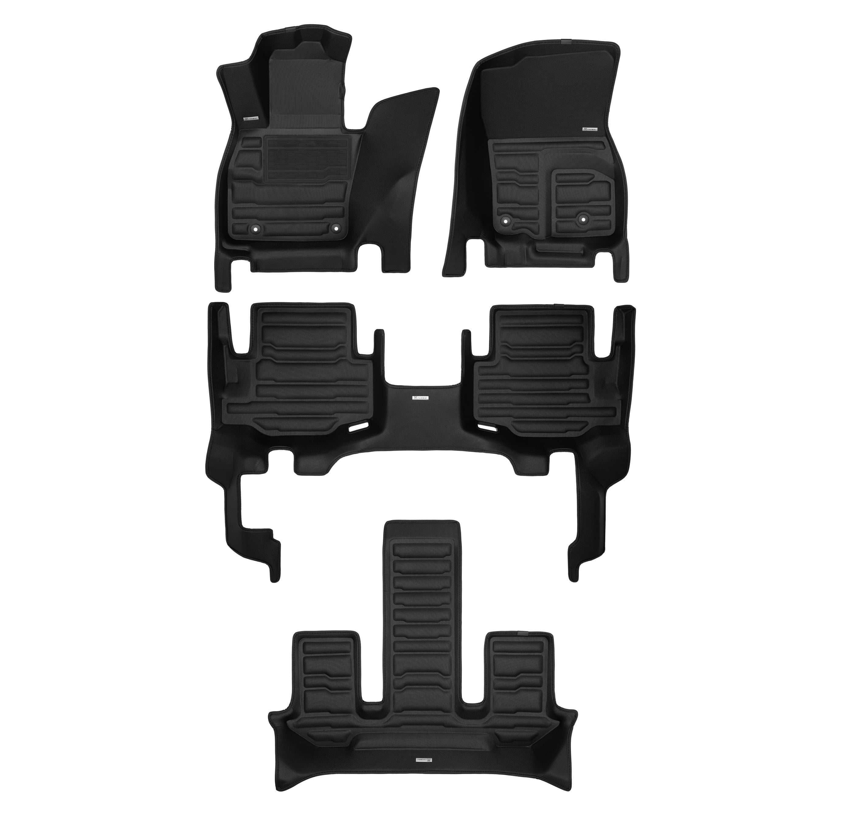 TuxMat - For Mazda CX-90 7-Seater PHEV 2024-2026 Models - Custom Car Mats - Maximum Coverage, All Weather, Laser Measured - This Full Set Includes 1st, 2nd and 3rd Rows