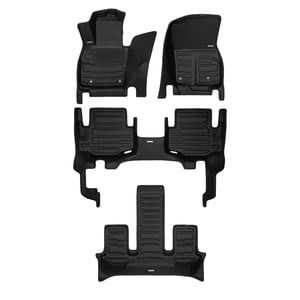 TuxMat - For Mazda CX-90 7-Seater PHEV 2024-2026 Models - Custom Car Mats - Maximum Coverage, All Weather, Laser Measured - This Full Set Includes 1st, 2nd and 3rd Rows