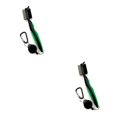 thumbnail image 1 of Baohd Stainless Steel Golf Club Brush Ergonomic Handheld Replacement Solid Color Shoe Brushes Cleaning Tool Accessories Green Lidless 2Set, 1 of 6