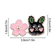 thumbnail image 4 of JilgTeok 5 Packs 4pcs Pant Waist Tightener Buttons Pins Sakura Rabbit/Cat Waist Buckles Adjustable Waist Buckle Extender Pants Clips No Sewing for Loose Jeans Skirts Clearance, 4 of 4