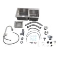 thumbnail image 2 of Kitchen Sink Kit, Pull Out Faucet Drop in Kitchen Sink Kit Drainer Basket  for Home Use, 2 of 7