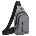 thumbnail image 2 of Vaidha Strap Bag Crossbody Backpack With Hole With Headphone Hole Strap Backpack Hiking Backpack Multipurpose Crossbody Chest Bag, 2 of 7