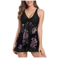 thumbnail image 1 of Birdeem Womens Two Pieces Sets Backless Split Swimsuit with Chest Pad Print Swimwear, 1 of 1
