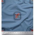 thumbnail image 1 of Soimoi Poly Georgette Fabric Square & Floral Artistic Print Fabric by Yard 52 Inch Wide, 1 of 1