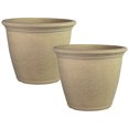thumbnail image 1 of Sunnydaze Jardinière d'Extérieur à Double Paroi en Anjelica Résistante aux Intempéries - 20 Pouces - Fini Beige, 1 of 10