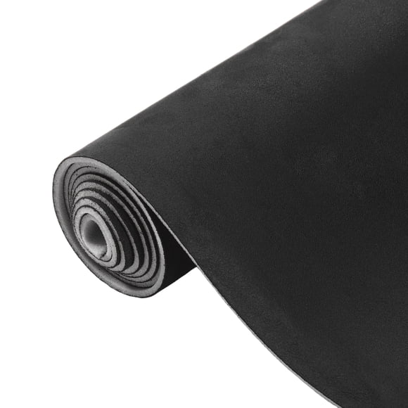 Unique Bargains 150x Suede Headliner Fabric 12"x57" Foam Back for Car Interior Roof Repair Black 38" L × 57" W