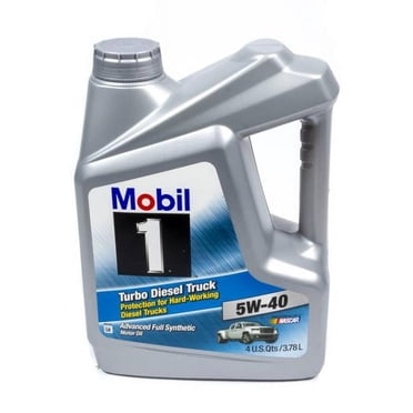 Mobil 1 MOB122260-1 5w40 Turbo Diesel Oil - 1 gal.