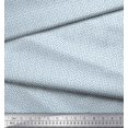 thumbnail image 2 of Soimoi Blue polyester Crepe Fabric Stars Star Printed Craft Fabric by the Yard 42 Inch Wide, 2 of 3