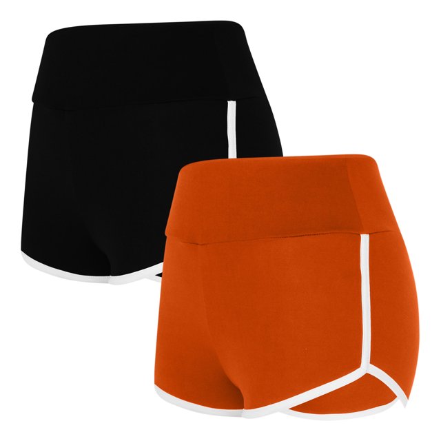 Timegard 2pc Shorts for Women Casual Workout Running Shorts Fitting Comfy Athletic Summer Solid Color