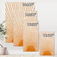 thumbnail image 4 of Designart Orange Sun Print III Canvas Wall Art, 4 of 4