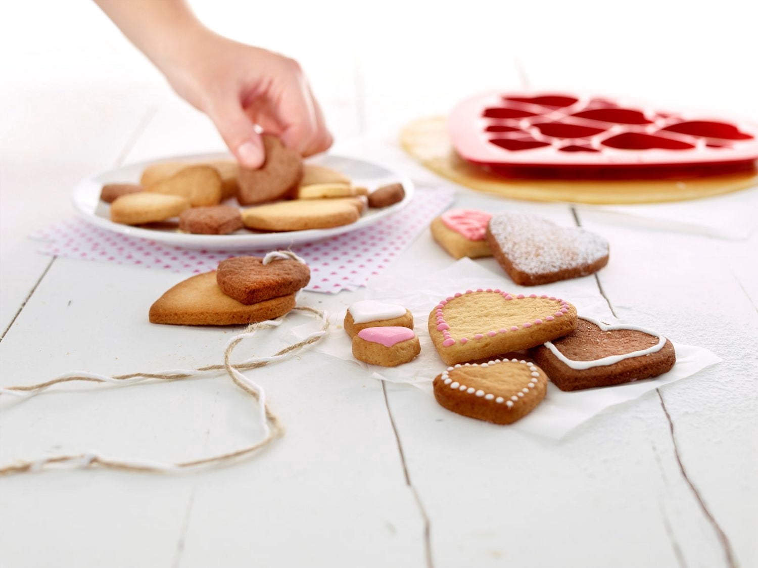 Emporte pièce puzzle en forme de coeur de Lekue