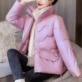thumbnail image 5 of LSLJS Manteau Chaud pour Femmes avec Poches, Long Manteau d'Hiver à Manches, Parka en Duvet, 5 of 5