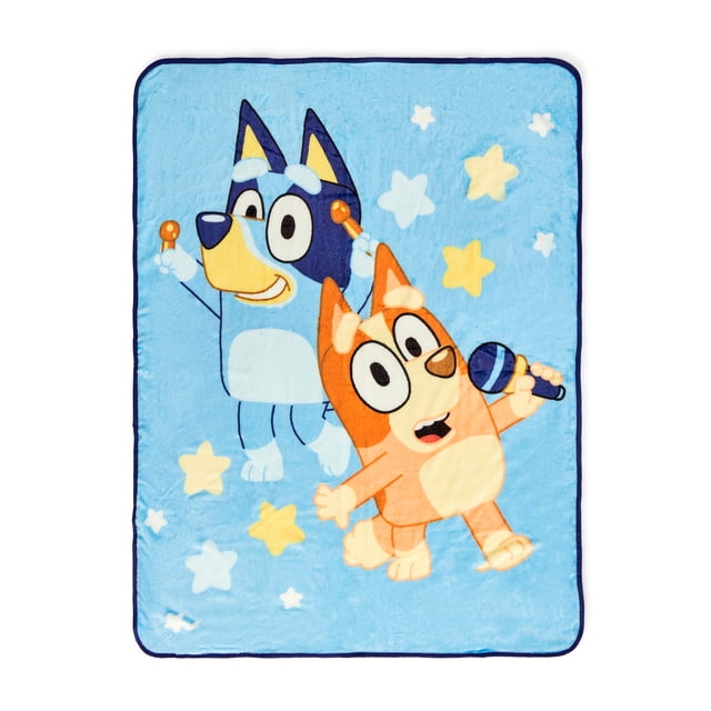 Bluey Kids Silk Touch Fleece Throw, 100% Polyester