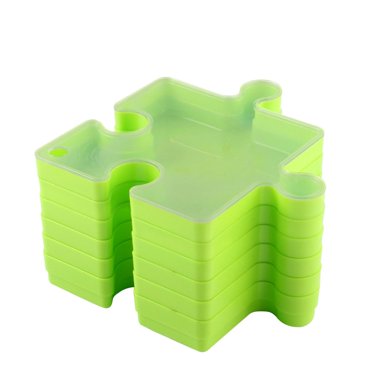 Boîte à Casse-Tête Empilable Plateau de Tri pour Casse-Tête Trieur en Plastique Boîte de Rangement pour Casse-Tête