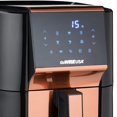 thumbnail image 3 of 7 Qt XL Air Fryer with Dehydrator – 1700 W, 3 Racks, Touchscreen, Preheat & Broil (Copper), 3 of 6