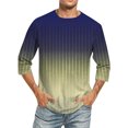 thumbnail image 1 of SDNall Shorts pour Hommes Imprimé Col Rond Mode Décontractée Manches Courtes Blouses Chemises Chemises pour Hommes, Tee-Shirts Manches Longues pour Hommes, Chemises Manches Longues pour Hommes, 1 of 4