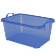 thumbnail image 4 of Life Story 55 Qt Stackable Storage Bin, Light Duty Lidded Container, Blue, 6 Pack, 4 of 8