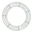 thumbnail image 4 of Metal Wreath Frame Wire Round Wreath Rings Wire Wreath Frame for New Year Party Green 40cm, 4 of 8