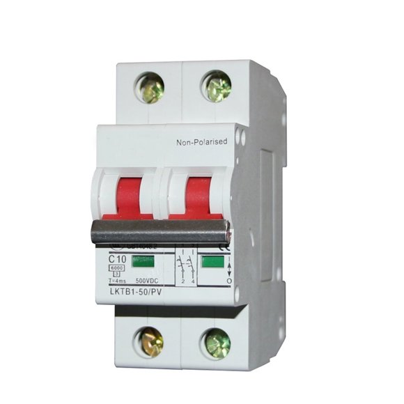 1piece/lot 2P DC Mini Isolator Switch Icu 6KA DC500V MCB Solar Energy Pv Solar Dc Switch Dc Controller DC Circuit Breaker ,Easy to Install
