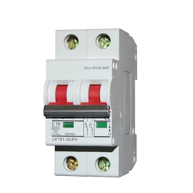 1piece/lot 2P DC Mini Isolator Switch Icu 6KA DC500V MCB Solar Energy Pv Solar Dc Switch Dc Controller DC Circuit Breaker ,Easy to Install