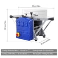 thumbnail image 3 of BeesClover Benchtop Planer,1250w Thickness Planer 13" Width Worktable Benchtop Planer with Low Noise for Hard & Soft Wood Material,8000 RPM, 3 of 9