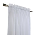 thumbnail image 3 of Habitat Cote D'Azure Semi-Sheer Linen Look Rod-Pocket Curtain Panel, 3 of 4