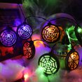 thumbnail image 2 of LED Skull String Lights, Clear Texture Battery Operated Halloween String Lights Lovely Delicate IP65 Waterproof  For Garden For Festival, 2 of 7