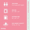thumbnail image 2 of Intex Kids Travel Inflatable Air Mattress with Raised Sides & Pump (2 Pack), 2 of 12