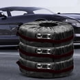 thumbnail image 2 of Housse de Pneu de Rechange Housse de Pneu Automobile Housse de Pneu de Secours Sac de Rangement pour Pneus d'Hiver Housse de Roue Housse de Protection Sac avec Roues, 2 of 9