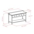 thumbnail image 3 of Adriana storage Bench & baskets, 3 of 5