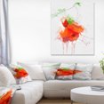 thumbnail image 1 of Illustration Aquarelle de Rose Rouge - Impression d'Art Floral sur Toile, 1 of 3
