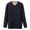 Dark Gray, variant on Lovzfmll Men's Thermal Top with Solid Color V-Neck, Long Sleeve with Tie Buckle Cuff and Heart Pattern for Stylish Winter Wear