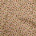 thumbnail image 1 of oneOone Rayon Light Peach Fabric Kalamkari Craft Projects Decor Fabric Printed By The Yard 56 Inch Wide, 1 of 5