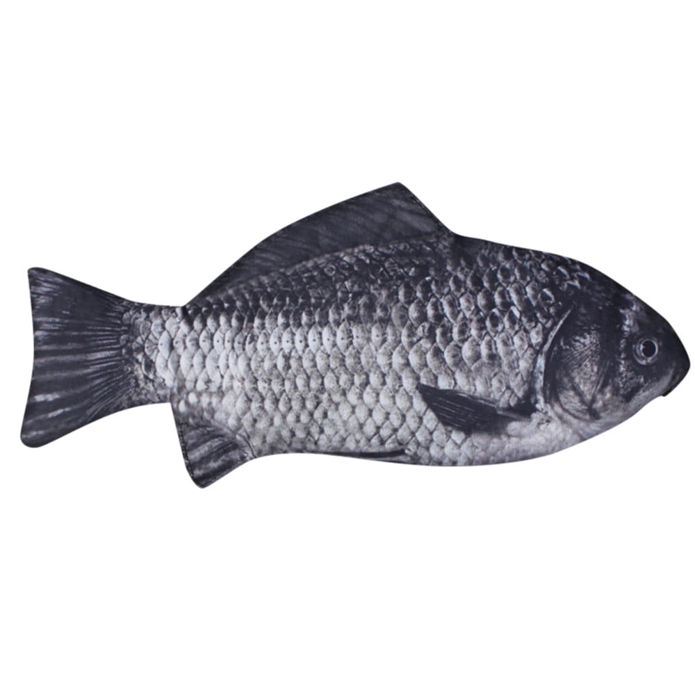 Product Classification Stationery Bag - Pencil Pouch with Zipper Realistic Make Up Fish Bag Pen Pen Shape Stationery