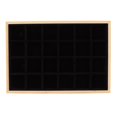 thumbnail image 3 of Jewelry Display Tray, 24 Grids Elegant Scratch Resistance Jewelry Drawer Insert Multipurpose Soft  For Trade Shows Beige,Gray,Black, 3 of 8