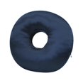 thumbnail image 4 of Tnarru Ear Piercing Pillow 30cm Comfortable Breathable Neck Support Removable Ergonomic Invisible Zipper O Shaped Side Sleepers Pillow navy blue, 4 of 8