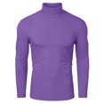 thumbnail image 1 of INSPIRE CHIC Men's Pullover Turtle Neck Long Sleeves Stretchy Slim Fit Tops, 1 of 7