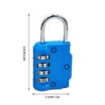 thumbnail image 2 of Combination Lock Combination Lock Fitness Suitcase Combination Lock Combination Combination Padlock Combination Lock Mobile Home Parts Kitchen Faucet Kitchen Skirting Kitchen down Faucet Kitchen, 2 of 3