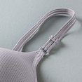 thumbnail image 4 of Kcodviy Women Lace Back Button Women Sports Bra Shaping Cup Adjustable Shoulder Sports Bra Pack for Women Strap Large Size Underwire Women Bras Wireless Bra, 4 of 7