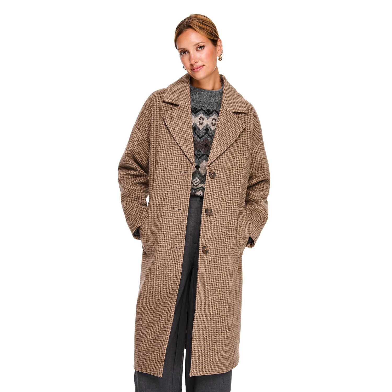 Manteau en laine George pour femmes