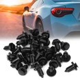 thumbnail image 2 of Unique Bargains 10mm Plastic Car Bumper Fender Push Clips Rivets Retainer 30pcs, 2 of 2