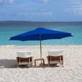 thumbnail image 4 of Fridja Auvent de Remplacement pour Parasol de Patio à 6 Baleines de 118 Pouces, Auvent de Remplacement Protection UV Imperméable pour Parasol de Table de Marché Extérieur, Auvent de Parasol Extérieur pour Restaurant, Cour, Cour, Piscine, 4 of 5