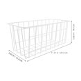 thumbnail image 2 of COOPHYA Stackable Freezer Baskets Wall-Mounted Freezer Storage Basket Iron Breathable Mesh Design Kitchen Use 1Set, 2 of 8