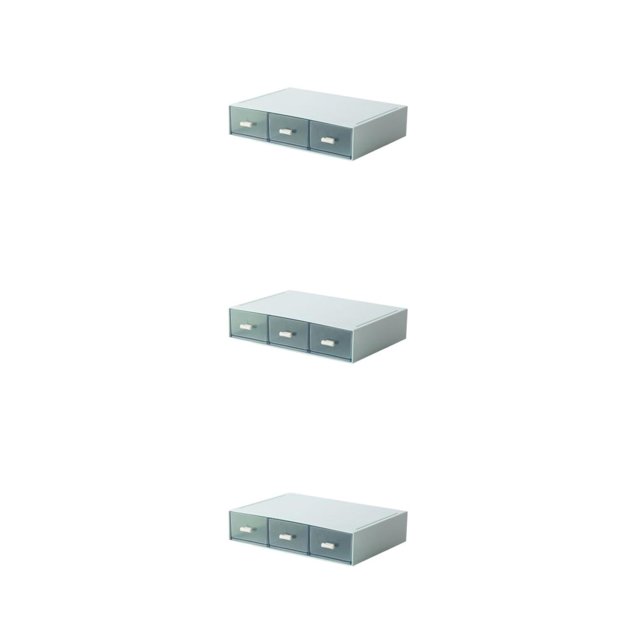 fastboy Neat And Tidy Storage Box - plify Life With Organized Storage Multilayer Stackable Desk Organizer blue 3 drawer 3Set