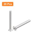 thumbnail image 3 of Unique Bargains M5x0.8x45mm 20Pack Métal Plat Rond Tête Vis Phillips Entraînement Machine Boulon, 3 of 5