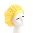 thumbnail image 3 of Polyester Nightcap Double-Side Elastic Headwear Sleep Bonnet Home Women Head Wrap Tool, 3 of 6
